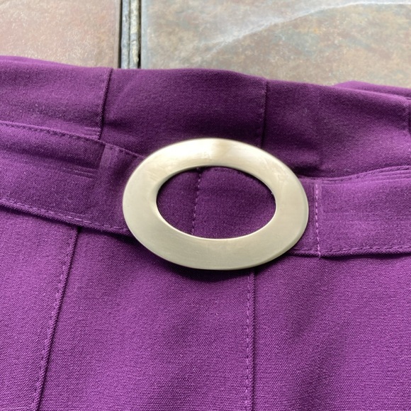 Purple A-line skirt - Picture 3 of 7